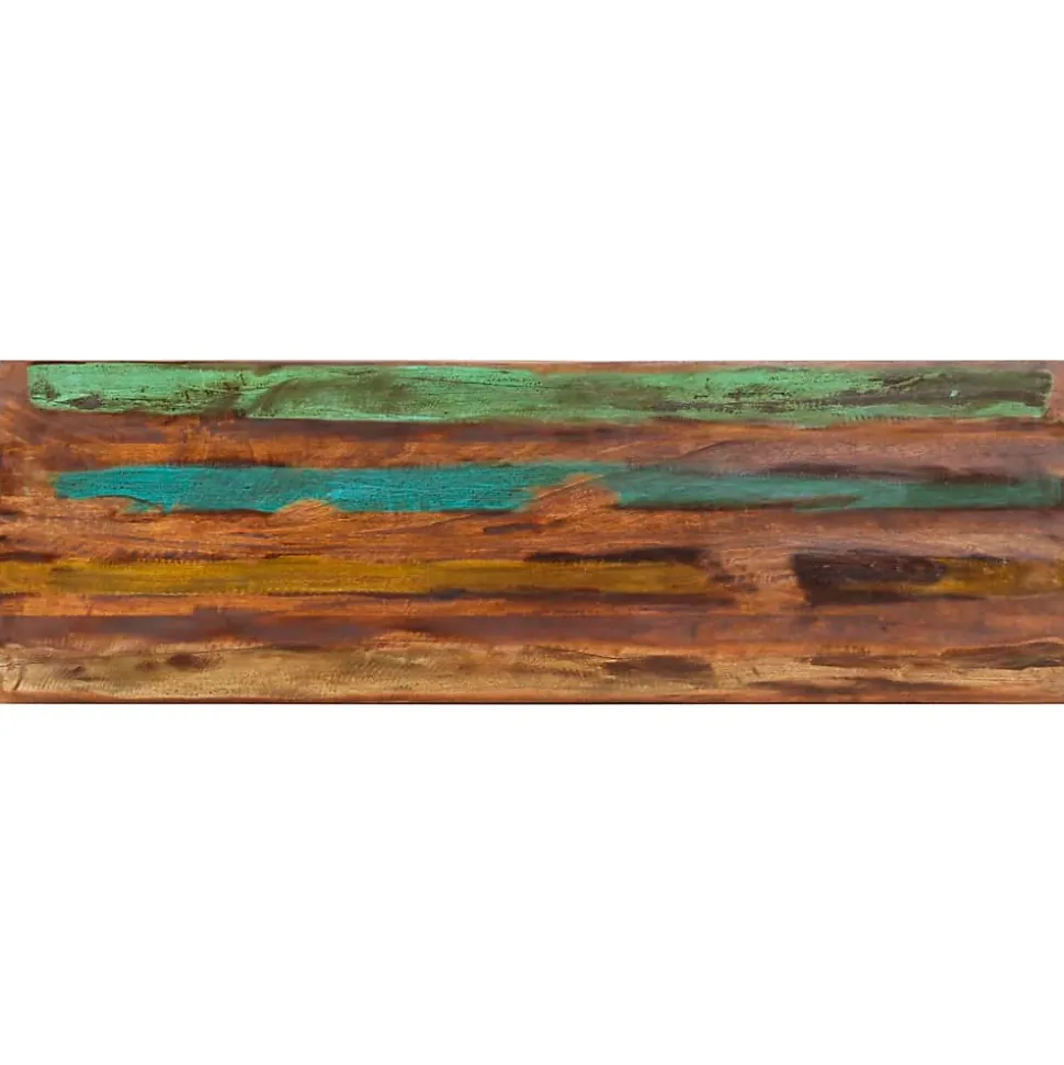 Banc 110 cm Bois de récupération solide et acier vidaXL