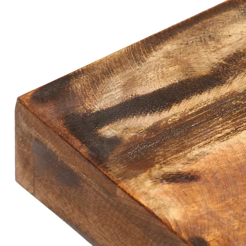 Banc 110 cm Bois de récupération solide et acier vidaXL