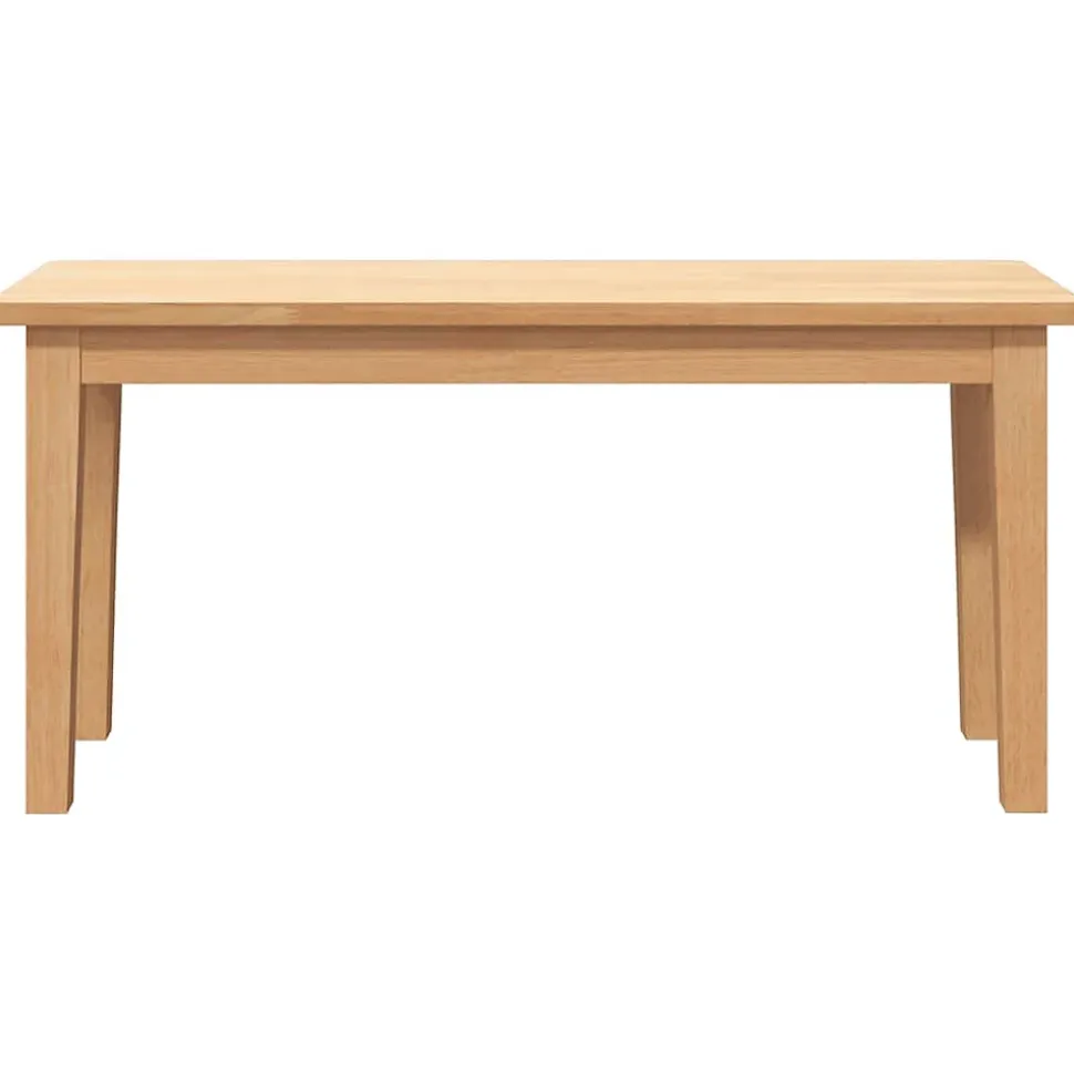 Banc 90 cm bois massif caoutchouc vidaXL