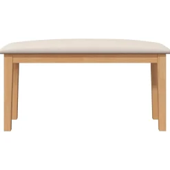 Banc 90 cm bois massif caoutchouc vidaXL