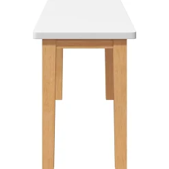 Banc 90 cm bois massif caoutchouc vidaXL