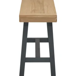 Banc 110 cm Bois massif de teck vidaXL