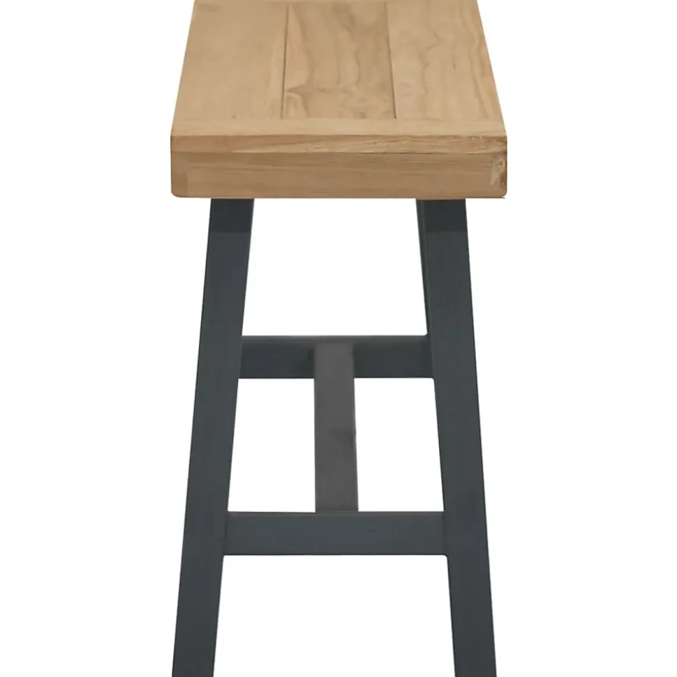 Banc 110 cm Bois massif de teck vidaXL