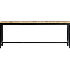 Banc à dîner 120 cm Bois de manguier massif brut vidaXL