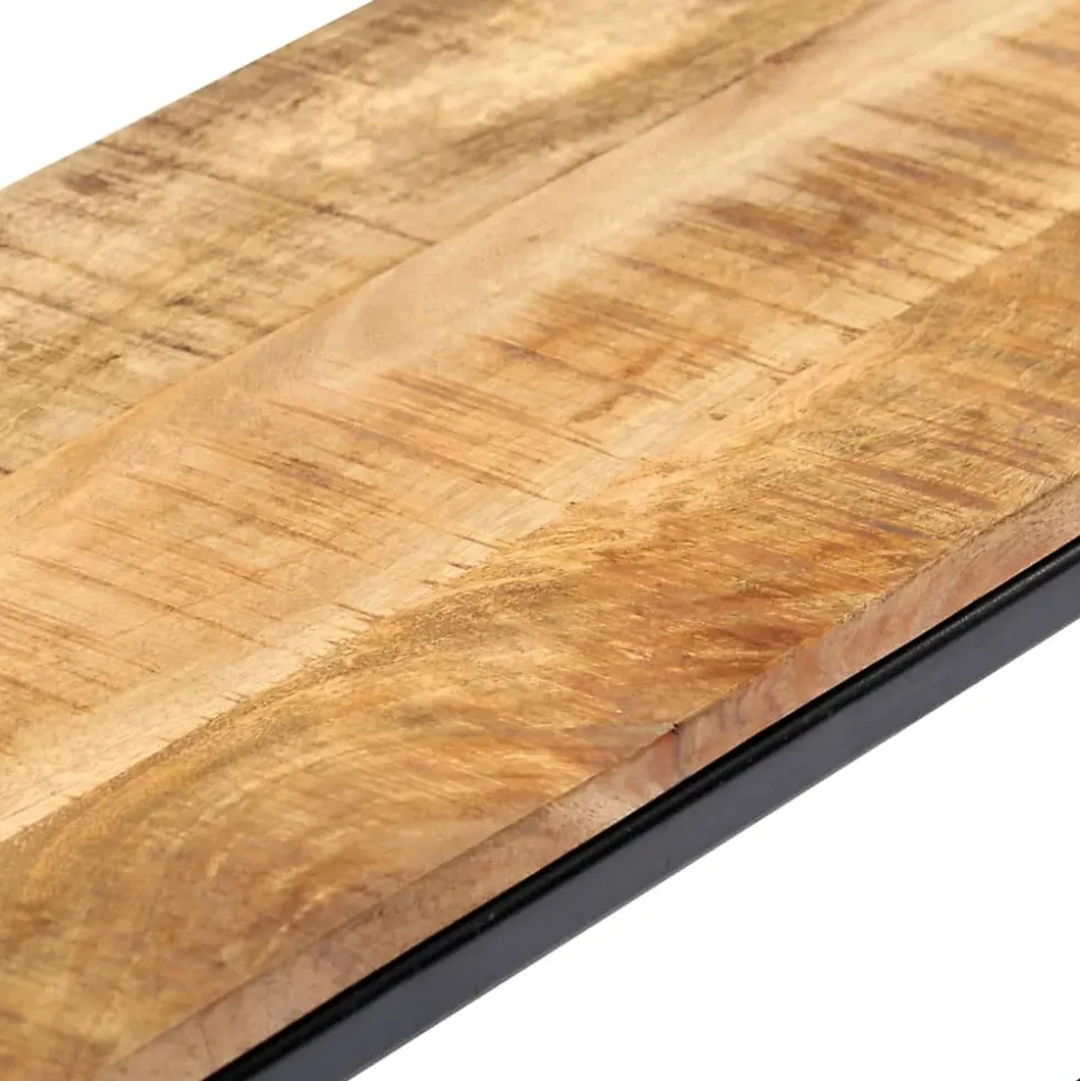 Banc à dîner 120 cm Bois de manguier massif brut vidaXL
