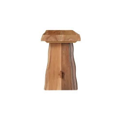 Banc 2 places en bois de teck recyclé 90 cm - Vic