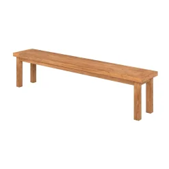 Banc 3 places en bois de teck recyclé 200 cm - Mémo