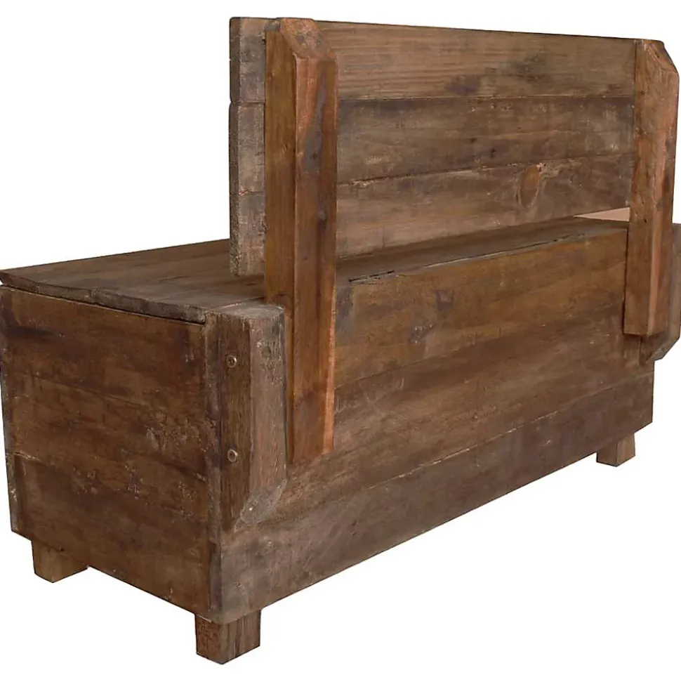 Banc bois massif d'acajou 86x40x60 cm vidaXL