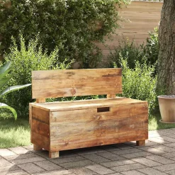 Banc bois massif d'acajou 86x40x60 cm vidaXL