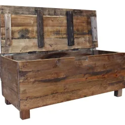 Banc bois massif d'acajou 86x40x60 cm vidaXL