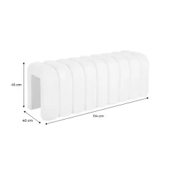 Banc. bout de lit contemporain en tissu vert foncé