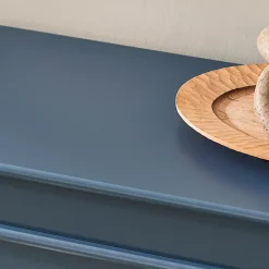 Banc Chaussures,Coffre avec 1 Abattants, 1 Coussin et 1 Tiroir et,Bleu,FSR82-K-B,SoBuy