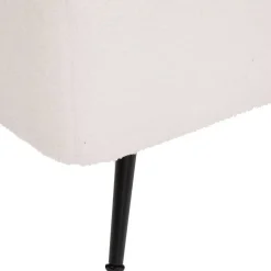 Banc coffre Aurora - bois et métal - blanc - 100x40 cm - Atmosphera