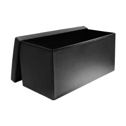 Banc coffre de rangement en polyuréthane Zoé