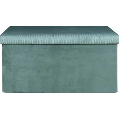 Banc coffre de rangement velours côtelé Giullia