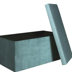Banc coffre de rangement velours côtelé Giullia
