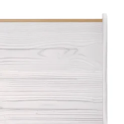 Banc d'angle REINE 151 cm marron miel et blanc bois pin solide vidaXL