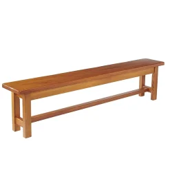 Banc de ferme 4 places en bois de chêne massif L195 - LA BRESSE