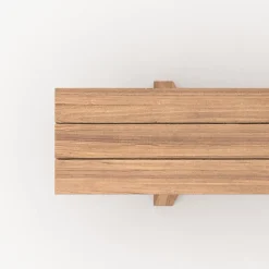 Banc de jardin en bois de teck 4 personnes - Soraya
