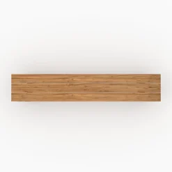 Banc de jardin en bois de teck recyclé 220 cm - Luma