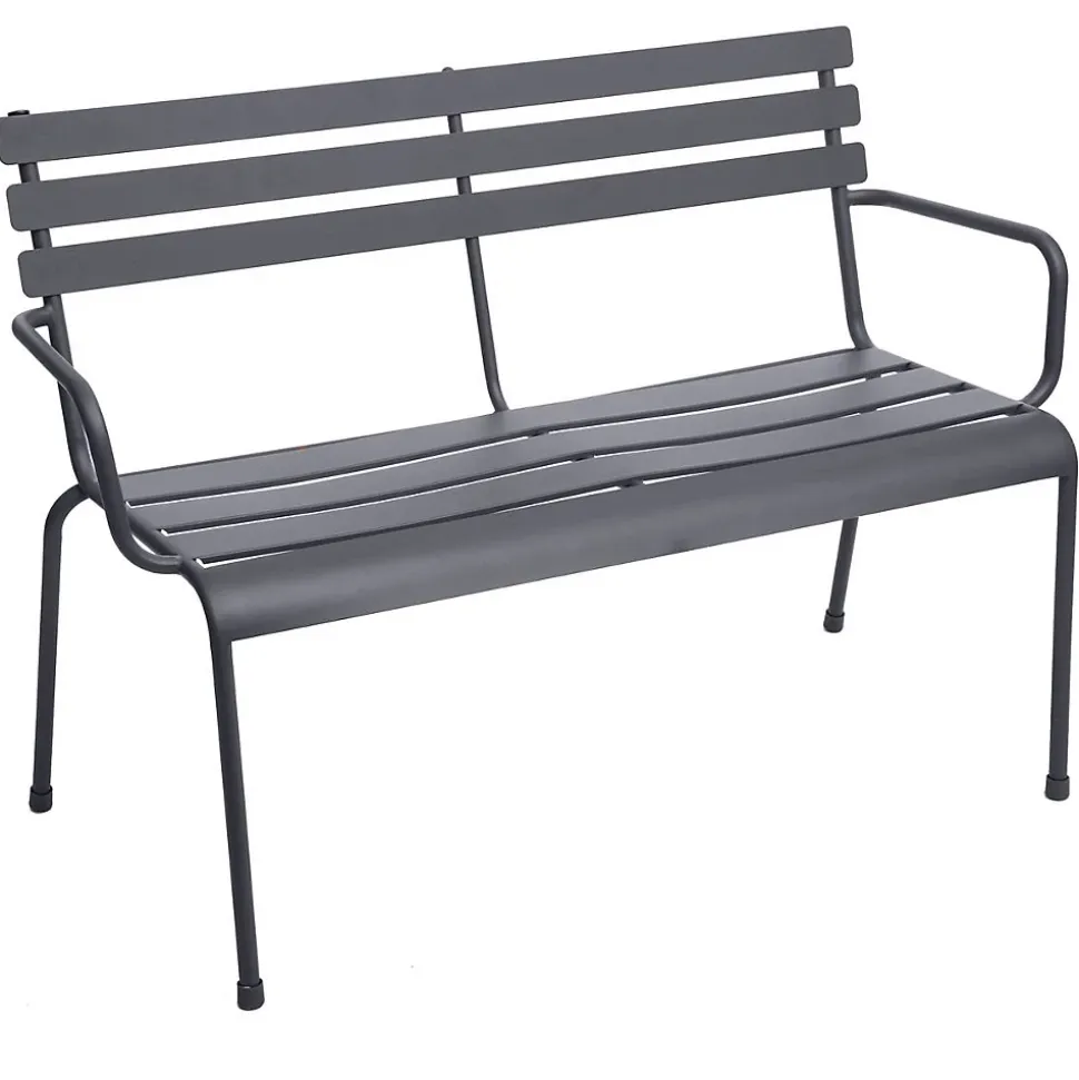 Banc de jardin Greensboro Graphite - Hespéride