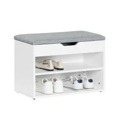 Banc de Rangement à chaussures 2 étages avec coussin, FSR25-HG, SoBuy