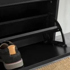 Banc de Rangement à Chaussures 2 Portes Abattants, FSR64-Sch, SoBuy