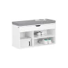 Banc de Rangement à Chaussures Bottes avec Coussin Rembourré, FSR45-HG, SoBuy