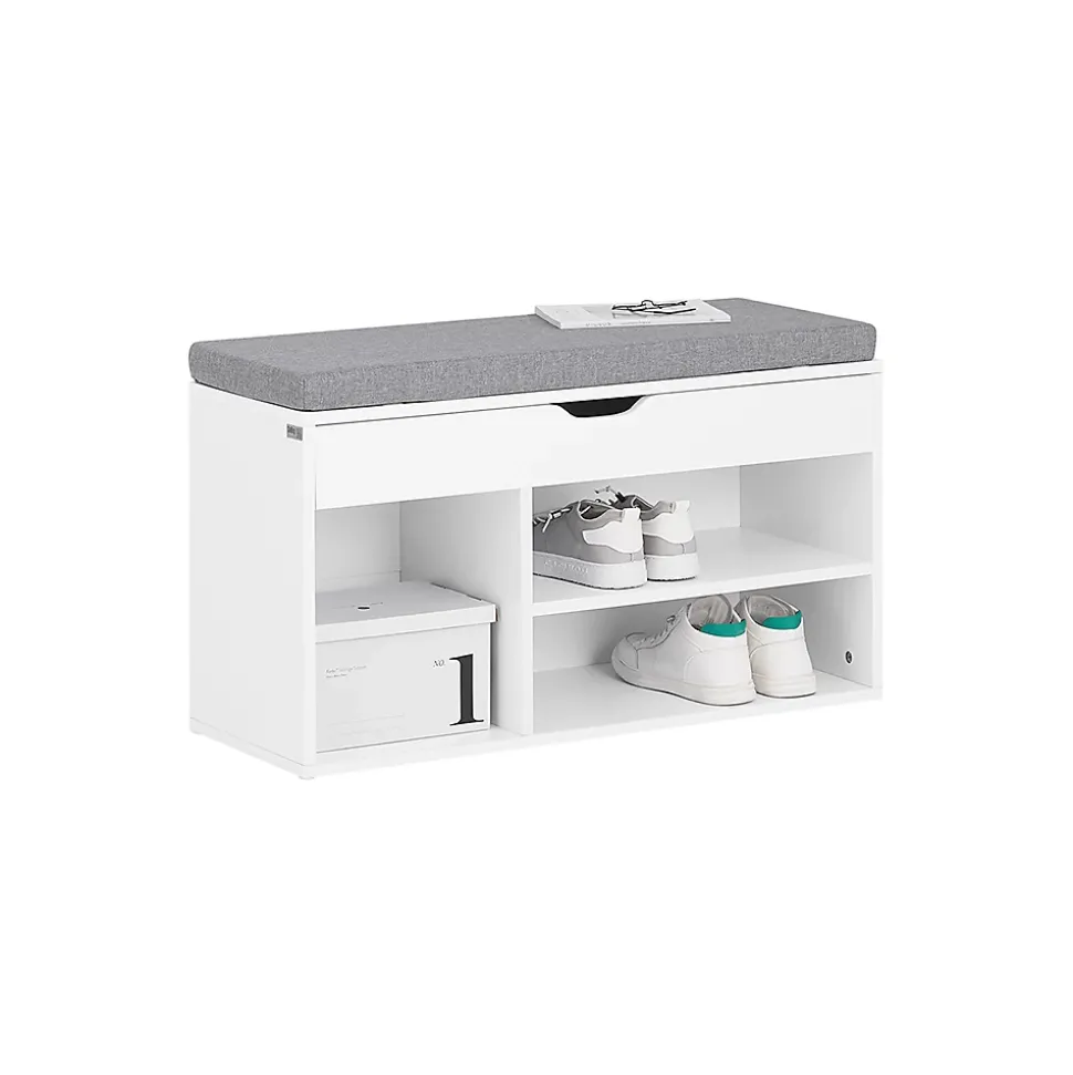Banc de Rangement à Chaussures Bottes avec Coussin Rembourré, FSR45-HG, SoBuy