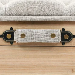 Banc de rangement 110 cm Bois de sapin massif vidaXL