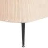Banc de rangement en velours SOLARO