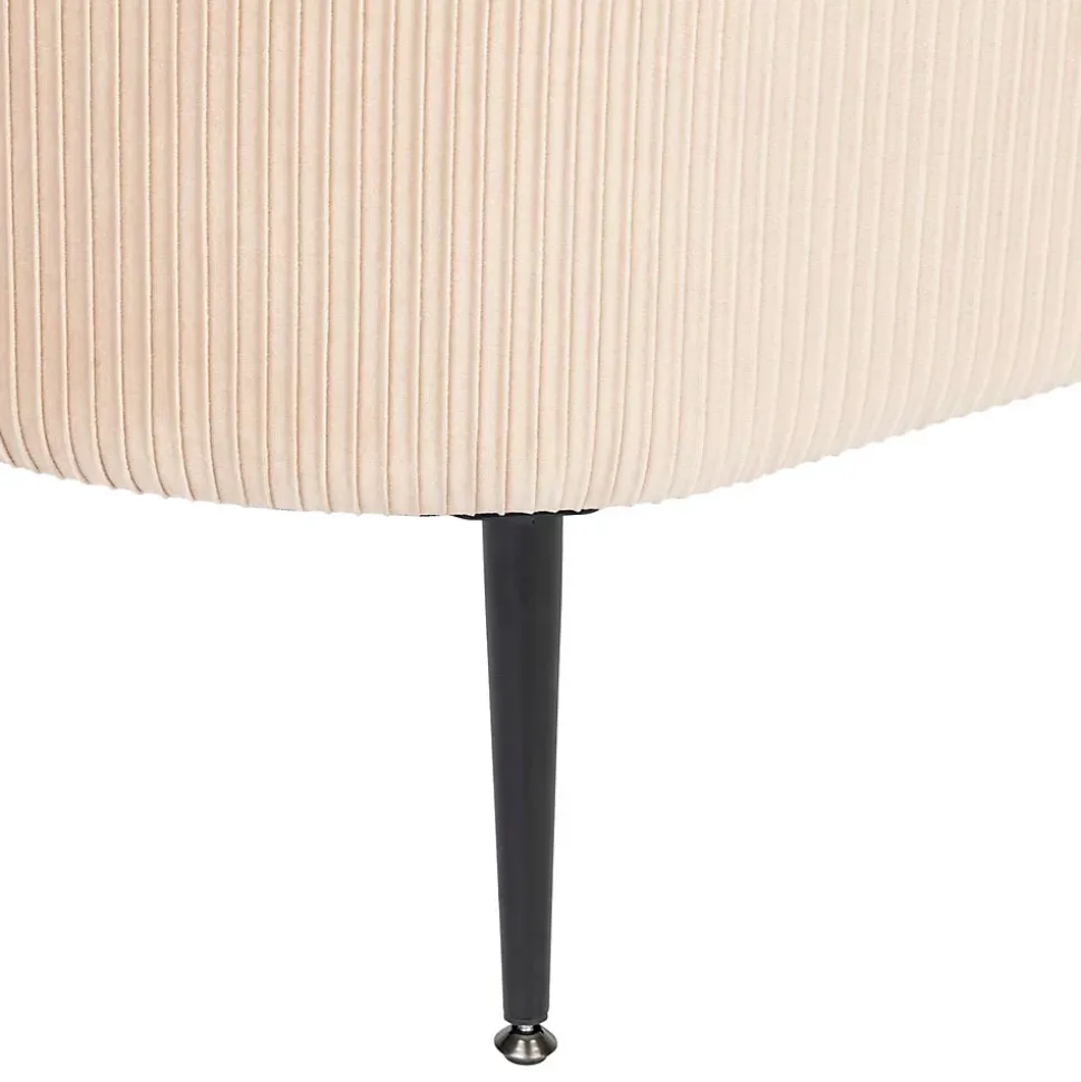 Banc de rangement en velours SOLARO