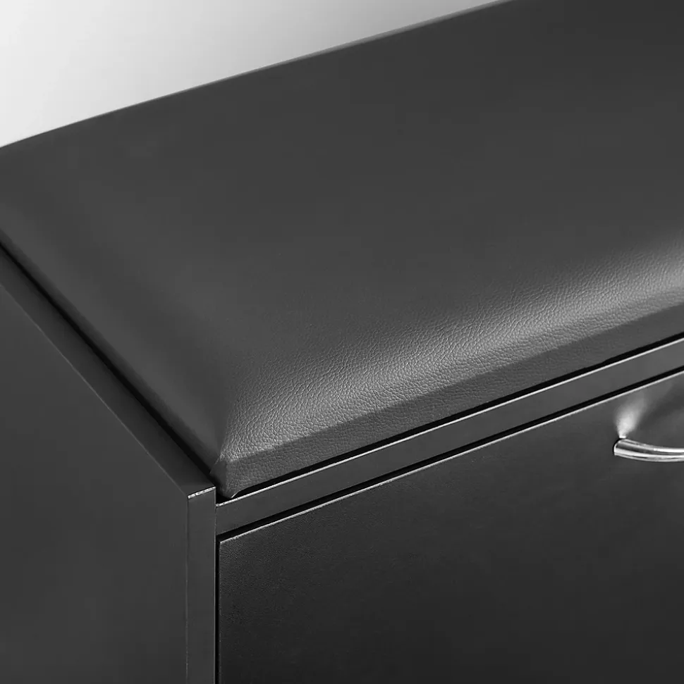 Banc de rangement pour chaussures 1 porte abattant, FSR16-SCH, SoBuy
