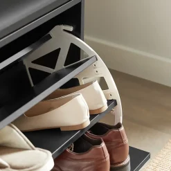 Banc de rangement pour chaussures 1 porte abattant, FSR16-SCH, SoBuy