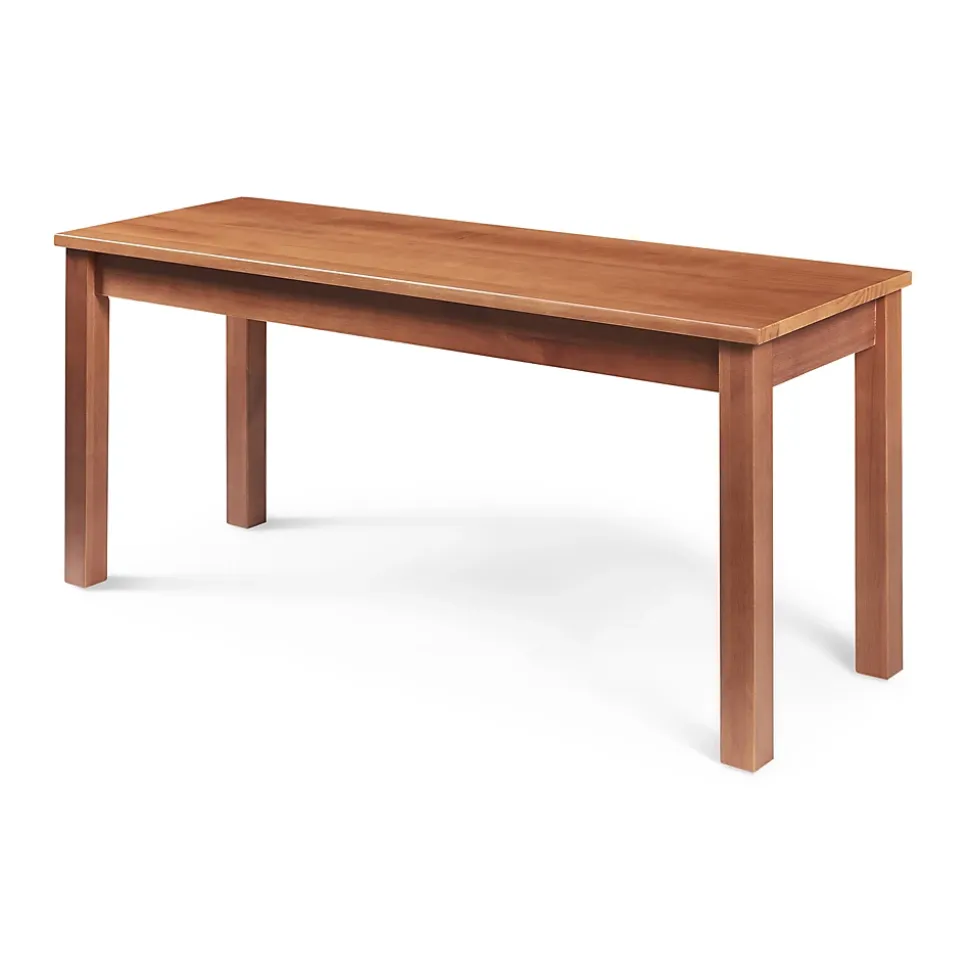 Banc de salle à manger Trerunulu 100 x 35 x 45 cm effet noyer en.casa
