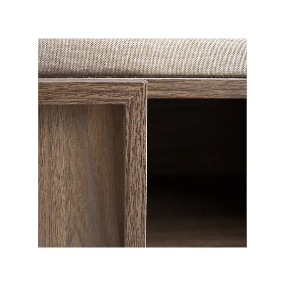 Banc d'entrée en bois 100 x 40 x 48 cm