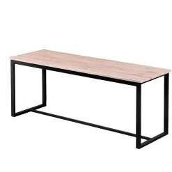 Banc d'intérieur en MDF et Métal