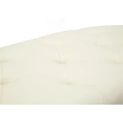 Banc effet matelassé avec 2 tiroirs Sharon 120x40x43 cm