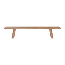 Banc en bois de teck recyclé 240 cm - Marie