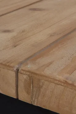 Banc en bois d'épicéa avec base en polyrésine mgo