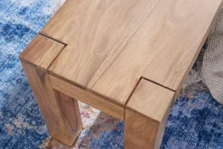 Banc en Bois Massif Acacia - Banquette Moderne de Cuisine Salon