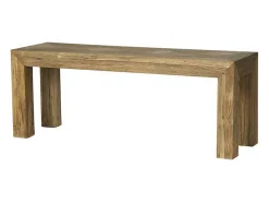 Banc en bois teck recyclé massif