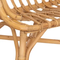 Banc en effet rotin Atmosphera beige