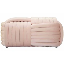 Banc en tissu Softy 90x45x45 cm - 90 x 45 x 45 Type: Banc et banquette