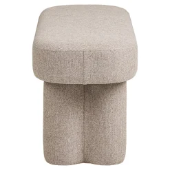 Banc HOUSE NORDIC Weston HN1088, 95 x 36 x 45 cm, sable. Acier, contreplaqué et tissu.