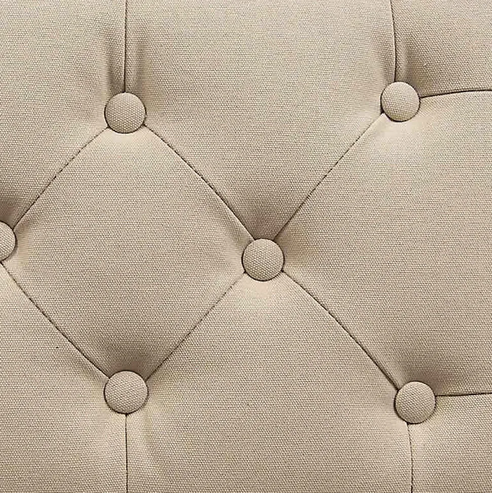 Banc marron beige bois 67x44x60cm