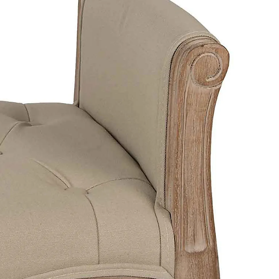 Banc marron beige bois 67x44x60cm