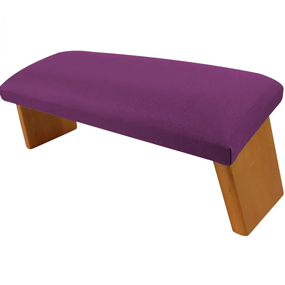 Banc, tabouret de méditation, yoga pliant en bois - Prune - Vivezen