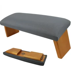 Banc, tabouret de méditation, yoga pliant en bois - Prune - Vivezen