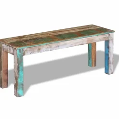Banc 110x35x45 cm Bois de récupération massif vidaXL